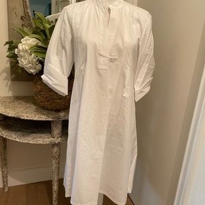 SBJ Austin White Cotton Shirt Dress